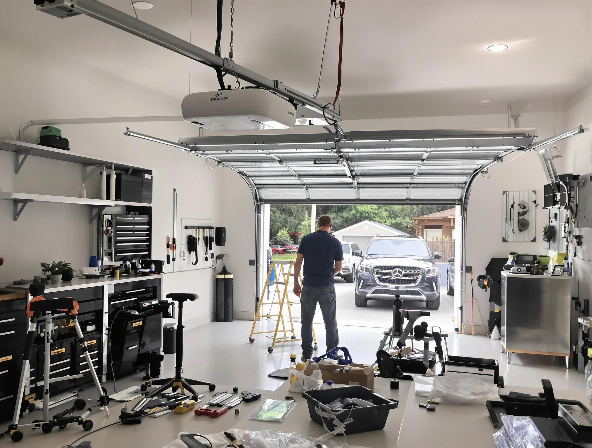 Garage door opener installation by Branchburg Garage Door Repair in Branchburg