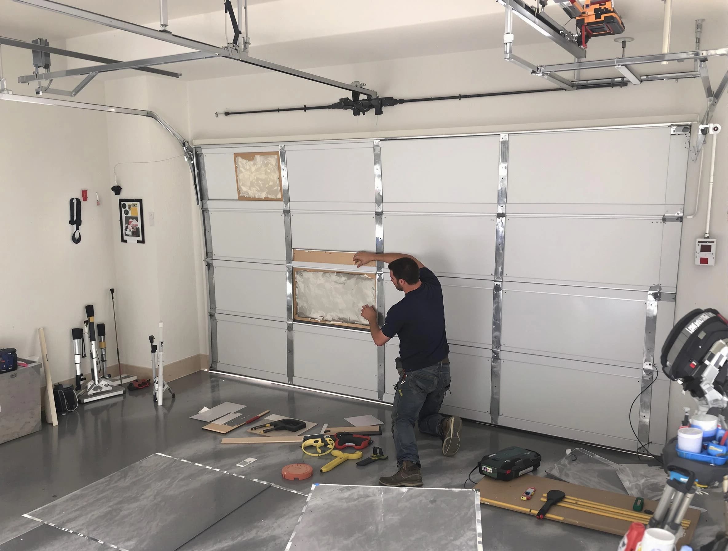 Garage Door Panel Repair in Branchburg